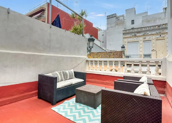 Apartamento Casa Playa Arenas Con Terraza